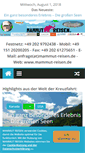 Mobile Screenshot of mammut-reisen.de